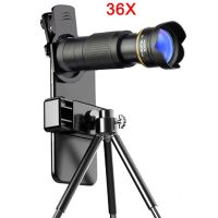 4K HD 36X 8-40X Optical Telescope Phone Camera Lens Telephoto Lens For iPhone Xiaomi Smartphone Lenses lente para celular