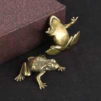 [hot]❧◄✟  Shui Toad Money LUCKY Rich Wealth Chinese Frog Car Office Tabletop Ornament