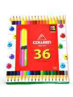 KTS (ศูนย์เครื่องเขียน) ดินสอ สีไม้ COLLEEN 2 หัว 36 สี