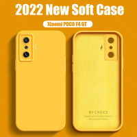 Soft Case สำหรับ POCO F4 GT ใหม่ Original เคสโทรศัพท์ Liquid ซิลิโคนออกแบบปลอกกันกระแทกตัวป้องกันเลนส์กล้องฝาหลัง -E2