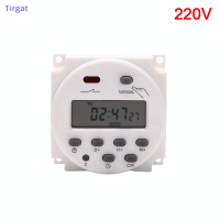 ?【Lowest price】Tirgat รีเลย์สวิตช์จับเวลาไฟ LCD ดิจิตอล CN101A 12V 24V 110V 240V