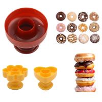 1 PC DIY Tool Donuts Maker Mold Food Grade Plastic Doughnuts Maker Cutter Fondant Decor Cake Bread Desserts Bakery Mould