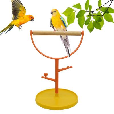 Bird Perching Bird Play Parakeets Stand Training Parrot Play Stand แบบพกพา Bird Cage ของเล่นสำหรับ atiels Conures Parakeets