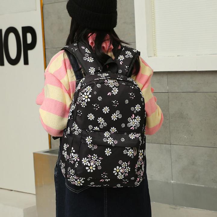 3ชิ้นชุดกระเป๋าหนังสือกระเป๋าเป้สะพายหลังสำหรับนักเรียนพิมพ์ด้วยกล่องดินสอกล่องข้าวกลางวัน