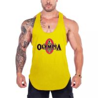 Summer sports vest male Olympia fitness bodybuilding fitness loose quick-drying mesh breathable training coat