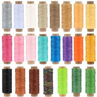 【YD】 Fenrry Flat Waxed Thread for Leather Sewing String Polyester Cord Stitching Bookbinding Sail Braid Jewelry