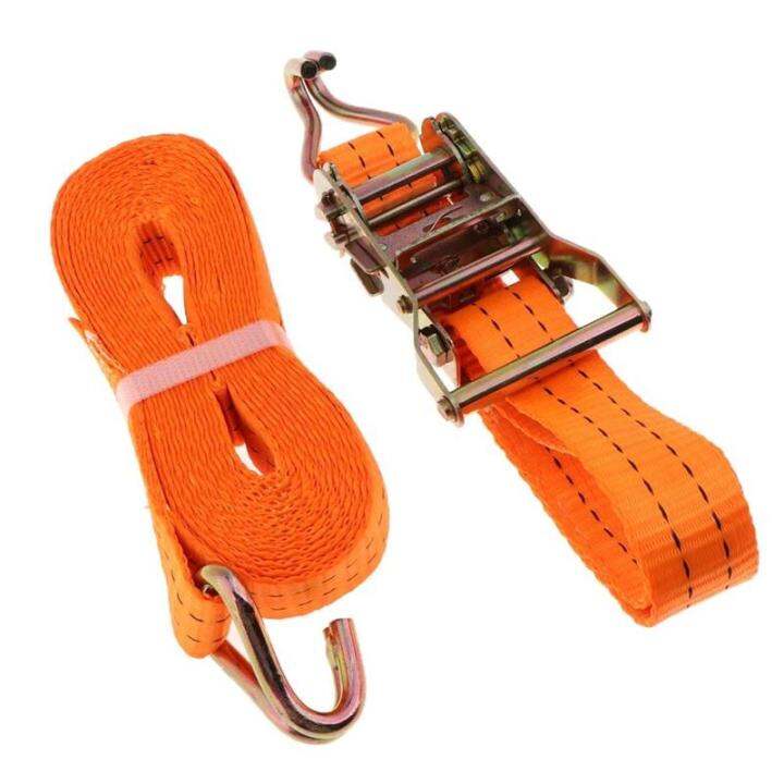 2Pcs 5M*38Mm Tensioning Belts With Hook Adjustable Cargo Straps For Car ...