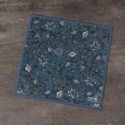 TAKEO KIKUCHI ผ้าเช็ดหน้า PHONE HANDKERCHIEF FLORAL