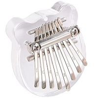 Mini Kalimba 8 Keys Bear Cute Portable Thumb Piano Exquisite Finger Piano Musical Instrument Marimba