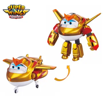 Super Wings - Transforming Toy Figure Golden Boy, Plane, Bot