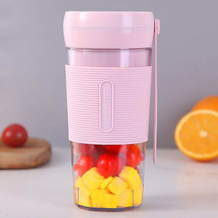 Mini Portable Blender Mixer For Smoothies Maker Fruit Food Manual ...