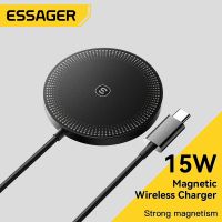 Essager 15W Wireless Charger Qi Fast Charging Pad for iPhone 14 13 12 11 Pro Max Charge Dock Stand for Samsung S22 Station