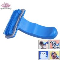 Pet Dog Cat Fur Hair Grooming Self Quick Clean Shedding Tool Brush Comb S