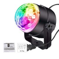 【✔In stock】 lian400770360360 ไฟการแบ่งระยะทำงานด้วยเสียง3W 3led Rgb ลูกบอลดิสโก้หมุนได้ Dj โคมไฟเอฟเฟกต์เลเซอร์โปรเจคเตอร์สำหรับคริสต์มาสงานแต่งงานปาร์ตี้ Ktv