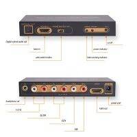 ร้านรับประกัน HDMI เป็น HDMI 5.1CH เครื่องปรับจูนเสียงรองรับ Dolby Digital AC-3, DTS, LPCM HDMI ใน HDMI + Toslink + เสียง5.1Ch