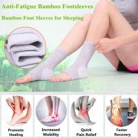 Bamboo Compression Foot Sleeve For Men And Women The Compression Wraps Ankle Support Sock Perfect For Plantar E9L5