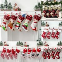 Christmas Stocking Sack Christmas Bag Noel Christmas Decorations for Home 2022 Navidad Sock Christmas Tree Decor New Year 2023 Socks Tights