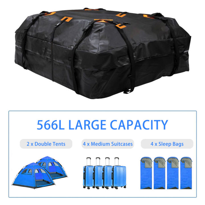 kkmoon-600d-กันน้ำ-cargo-กระเป๋าหลังคารถที่ขนของ-universal-กระเป๋าเดินทางเก็บของกระเป๋ากระเป๋าทรงลูกบาศก์20ลูกบาศก์ฟุตสำหรับรถยนต์ที่มี-ไม่มี-rack