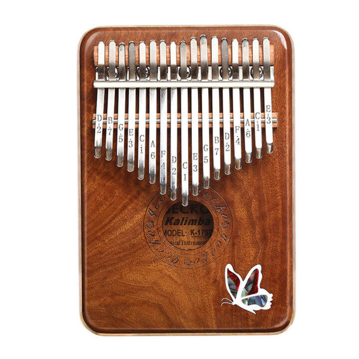 【Ready Stock】KOKKO KOKKO Kalimba 17 Keys Mbira African Mahogany Finger