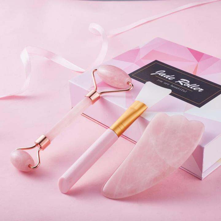 rose-quartz-face-massage-jade-roller-natural-stone-crystal-slimmer-lift-wrinkle-remover-beauty-care-slimming-lifting-tools