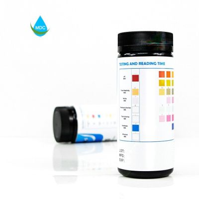 50pcs/100pcs MDC  Water Quality Test Strips Pond Test Paper PH Alkalinity Water Hardness Meter Analyzers For Swimming Pool Inspection Tools
