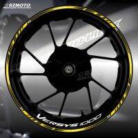 RZMOTO 17 Inch Motorcycle Front Rear Decal Wheel Hub Waterproof Reflective Rim Stickers For Kawasaki Ninja Versys1000 Versys