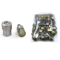 (100sets Metal rivets + molds)5mm-15mm Rivet installation Tool Rivets die Button moulds nail Sewing repair tools Button machine