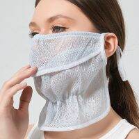 Womens Cycling Neck Protection Cycling Breathable Cycling Anti-dust Cycling Lace Veil Cycling