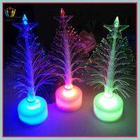 HWSJ Random Color High Quality Portable Popular Mini Christmas Tree Little Pine Shape Luminous LED Light Lamp