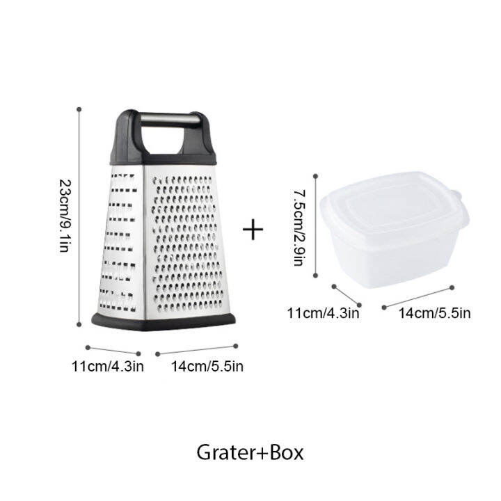 2021four-side-box-grater-vegetable-slicer-tower-shaped-potato-cheese-grater-multi-purpose-vegetable-cutter-kitchen-accessories