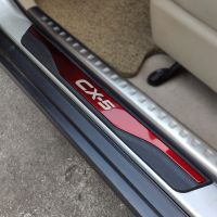 【YF】 For Auto CX5 Accessories Door Sill Scuff Plate Protector Threshold Pedal Trim Cover Car Sticker 2015 2017 2018 2019 2020 2021