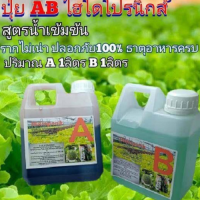 ปุ๋ย AB ไฮโดรโปนิกส์ Anna Hydro  ขนาด 1 ลิตร ซื้อ 1 ได้ 2 (A+B) สินค้ามีพร้อมส่งจ๊า