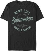 Nickelodeon Mens Big &amp; Tall Eulogy for Squidward T-Shirt