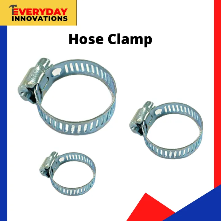 Hose Clamp Stainless Steel Worm Drive Hose Clamp Fuel Pipe Tube Clips