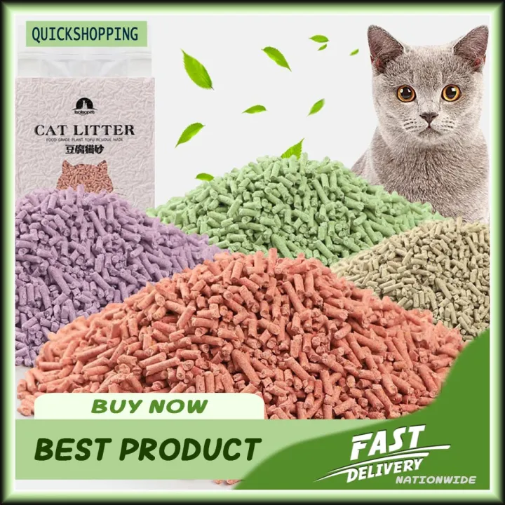 pet food 【Fast Delivery】 Cat Litter 6L Food Grade Plant Tofu Residue