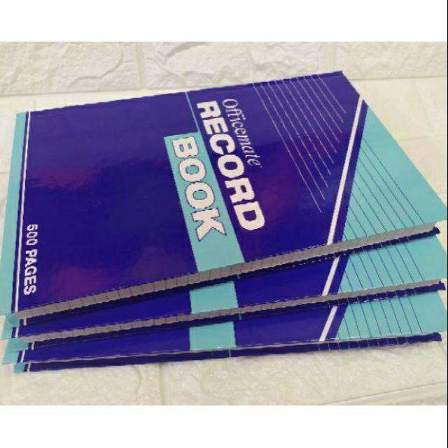 Record Book Log Book Officemate (500 Pages) 