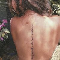 【YF】 Waterproof Temporary Tattoo Sticker Sexy English Alphabet Design Body Art Fake Flash Back Female