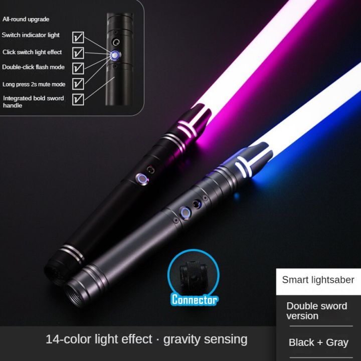 lightsaber-ดาบเลเซอร์-rgb-โลหะของเล่นดาบโค้งแสง7เปลี่ยนสีได้แบบอักษรเสียงสำหรับเด็ก-foc-ของเล่นระเบิด-foc-ของเล่นดาบเลเซอร์ของขวัญจาก-jedi