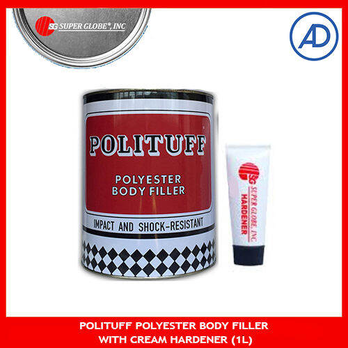 Polituff Polyester Body Filler with Hardener 1L Lazada PH
