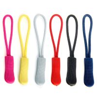 6Pcs Outdoor Camping Backpack No slip Zipper Pull Fit Rope Tag Fixer Zip Cord Zipper Rope Bag Suitcase Clothes Accessory