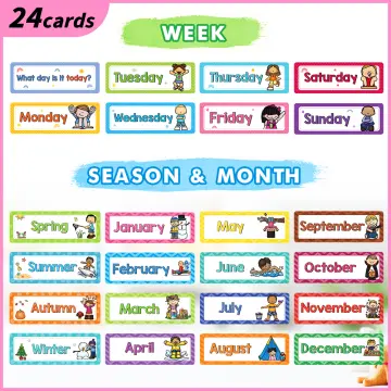 Day Of The Week Flash Card - Best Price in Singapore - Jan 2024