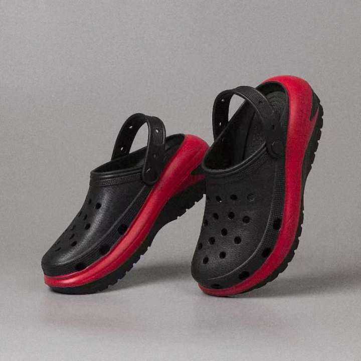 Crocs Classic Bae Clog heel flip flops beach sandals with jibbitz