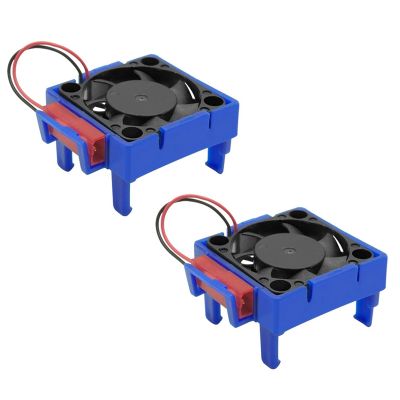 2Pc VXL-3S Velineon ESC VXL-3 VXL 3S Heat Sink Cooling Fan for Traxxas Bandit Rustler Stampede Slash 2WD / 4X4 VXL Parts