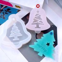 Christmas Tree DIY Crystal Epoxy Mould For Pendant Ornament Handcraft Silicone Molds For Soap Candle Silicone Form