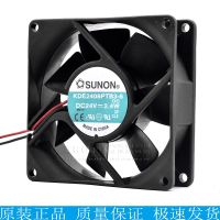 Spot original SUNON built quasi KDE2408PTB3-6 24V 2.4W 8CM 8025 2-wire fan