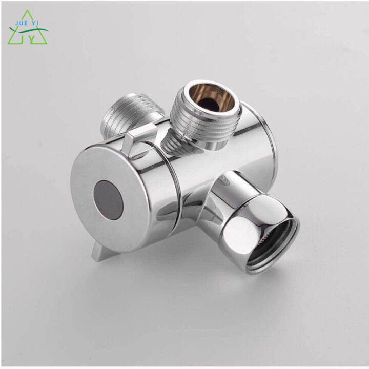 KS 3 Way ห้องอาบน้ำฝักบัวแขน Diverter Valve Universal Handheld Shower