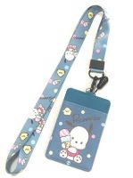 POCHACCO SK สายคล้องคอ สายคล้องบัตร ที่ใส่บัตร ซองใส่บัตร พร้อมสายคล้องคอ ลาย POCHACCO  งานดี สวยงาม สำหรับ บัตร 6x8 cm (body 7x11cm) งานสวย งานดี BY PMY  SHOP