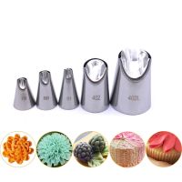 【CC】∏⊕  5 pcs/lot Petals Ruffle Tips Icing Piping Nozzles Fondant Decorating Pastry Set Tools Bakeware