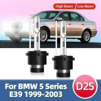 LSlight 2ชิ้น D2S 6000พันหลอดไฟซีนอนโคมไฟแสงไฟหน้ารถ12โวลต์35วัตต์สำหรับ BMW 5 Series E39 2003 2002 2001 2000 1999