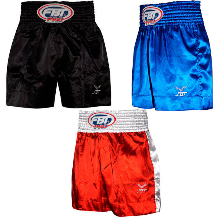 กางเกงมวยไท กางเกงกีฬา FBT BOXING SHORTS MUAY THAI MMA BOXING